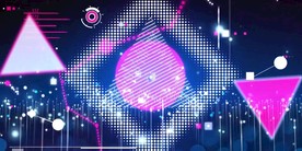 夜店霓虹灯闪烁动感循环VJ背景