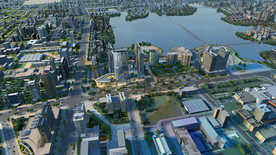 都市建筑群鸟瞰图