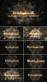 年终震撼文字特效AE片头