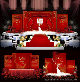 红色系婚礼