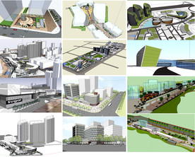 商务大厦建筑模型
