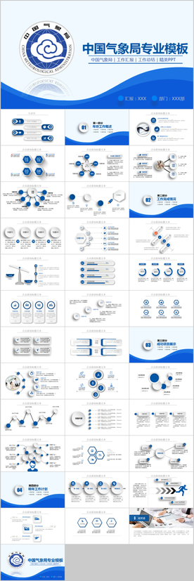 中国气象局年终工作总结PPT