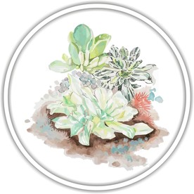 花装饰艺术画作花朵矢量国画水彩