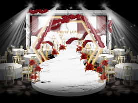 婚礼舞台背景