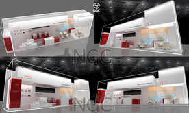 时尚 现代 展台 展览