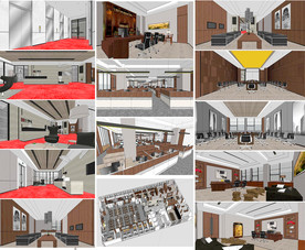 中式办公室设计