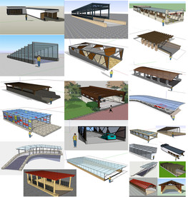车库出入口模型