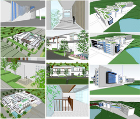 科技园区建筑模型