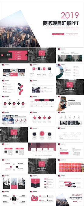 商务项目汇报PPT