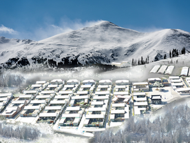 乡村雪乡效果图