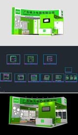 电器展厅草图SU模型含CAD图