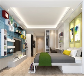 公寓模型效果图