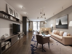 公寓模型效果图