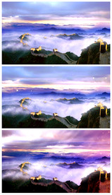 高清唯美大气长城背景三款