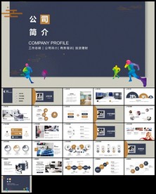 简约大气公司简介PPT