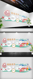 月子会所文化墙
