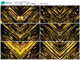 金色粒子颁奖典礼 舞台视频素材