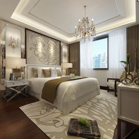 现代卧室   混搭卧室