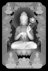 大势至菩萨灰度图