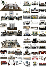 中式家具组合SU