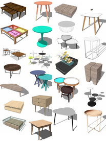 简约家具SU模型