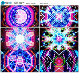 炫酷动感热舞 舞台大屏背景视频