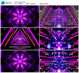 炫酷动感热舞 舞台大屏背景视频