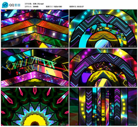 炫酷动感热舞 舞台大屏背景视频