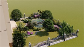 别墅游园动态效果图