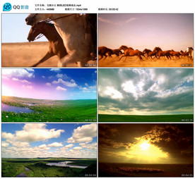 戈壁沙丘 舞台大屏舞美背景视频