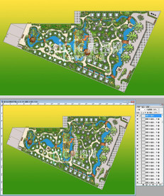 室内生态酒店彩平图