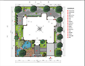 别墅花园平面图