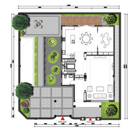 别墅花园平面图