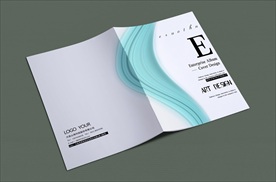 创意弧度线条封面