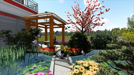 别墅游园动态效果图