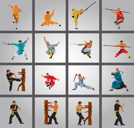 矢量中华武术系列