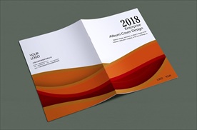 创意简约弧线封面