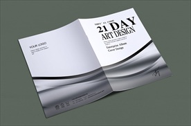 创意简约弧线封面