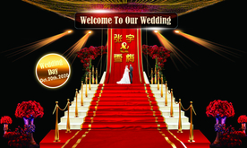 高档红色婚礼主题