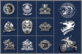 矢量摩托竞技文化系列