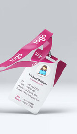 高档通用工作证员工证商务证设计