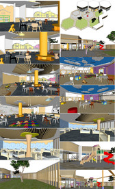 幼儿园早教中心模型