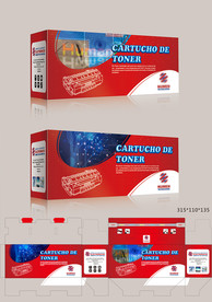 硒鼓墨盒2612A包装设计