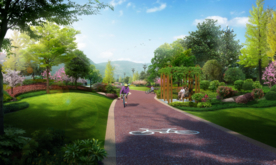 绿道景观设计效果图