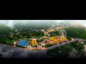 主题游乐园景观设计效果图