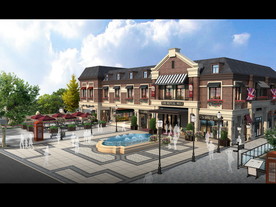 商业广场景观设计效果图