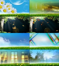 教师朗诵LED视频