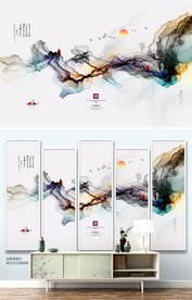 写意山水画 水墨装饰画