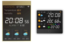 天气预报时钟app
