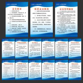 商会制度展板图片